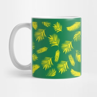 Yellow palms Mug